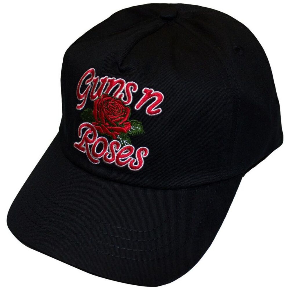 Guns N Roses Unisex Adult Appetite For Destruction Rose Baseball Cap / Black